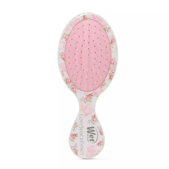 NIB LoveShackFancy x Wet Brush Mini Detangler brush in Rose Beaux - Picture 6 of 7